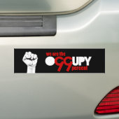 Occupy Wall Street - We zijn de 99 procent Bumpersticker (Op auto)