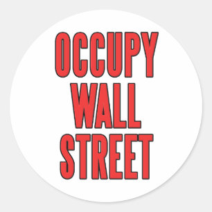 Occupy Wall Street We zijn de 99% Ronde Sticker