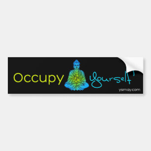 Occupy Yourself Bumpersticker