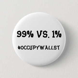 #OCCUPYWALLST RONDE BUTTON 5,7 CM