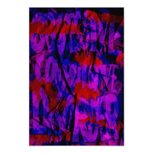 OCD Awareness, Colour Theory Poster (Textured) (Devant)