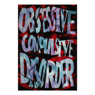OCD-bewustzijn, Kleurentheorieposter (Gestructuree Foto Afdruk
