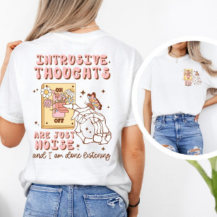 OCD-bewustzijn Whimsical “OCD uitschakelen” Retro T-shirt