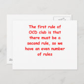 ocd briefkaart (Voorkant / Achterkant)