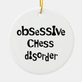 OCD Chess Keramisch Ornament (Voorkant)