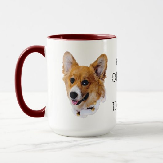 OCD : Corgi Obsessive trouble café Mug (Gauche)