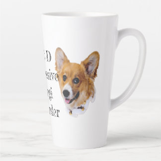 OCD : Corgi Obsessive Trouble Latte Mug
