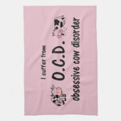 OCD Cow Kitchen Towel Theedoek (Verticaal)