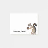 OCD eekhoorn Post-it® Notes (Voorkant)