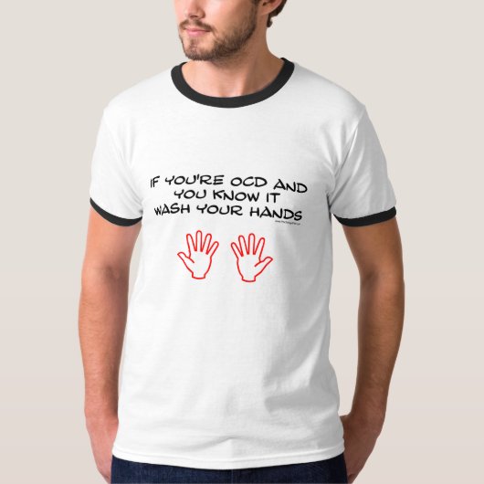 OCD Hands T-shirt (Voorkant)