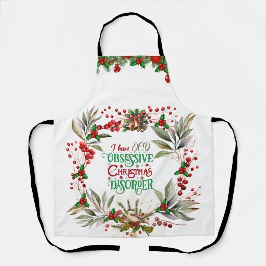 OCD in de keuken: vakantiejuichen Schort (Voorkant)