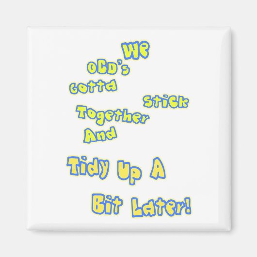 OCD is verenigd. Magneet (Voorkant)