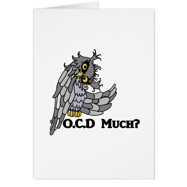 OCD Much? Crazy Owl (Voorkant)