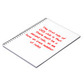 ocd notitieboek (Linkerzijde)