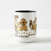 OCD Obsessief Canine Disorder Mok (Midden)