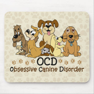 OCD Obsessief Canine Disorder Muismat