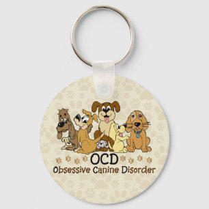 OCD Obsessief Canine Disorder Sleutelhanger