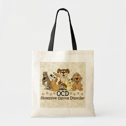 OCD Obsessief Canine Disorder Tote Bag (Voorkant)