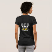 OCD: Obsessief Cat Disorder T-shirt (Achterkant volledig)