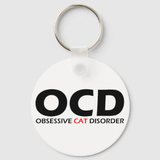 OCD - Obsessief-Cat stoornis Sleutelhanger