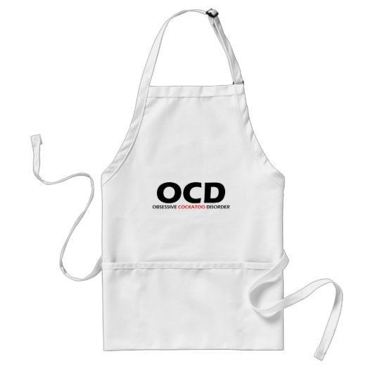OCD - Obsessief-cocao stoornis Standaard Schort (Voorkant)