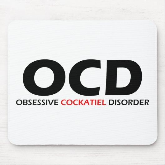 OCD - Obsessief-cokatielaandoening Muismat (Voorkant)