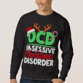 OCD Obsessief-kerstziekte Funny Holiday Trui (Voorkant)