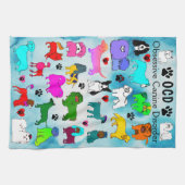 OCD Obsessieve Canine Disorder Keukendoek Theedoek (Horizontaal)