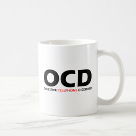 OCD - Obsessieve Cellphone Disorder Koffiemok