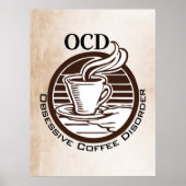 OCD: Obsessieve-Coffiestoornis Poster (Voorkant)