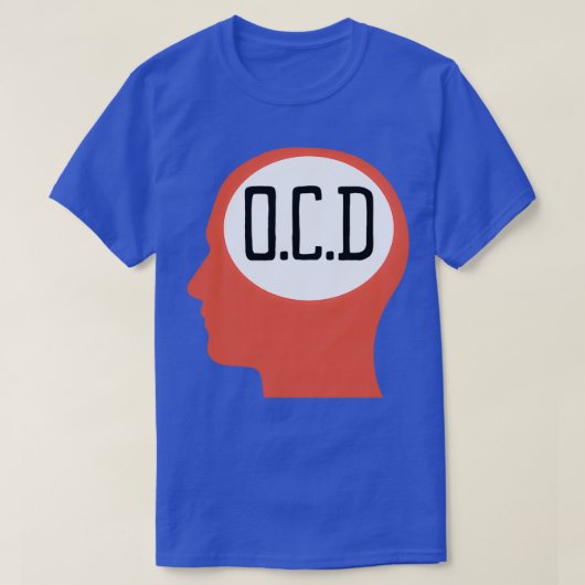 OCD obsessieve Compulsive Disorder Bewustheid 15 T-shirt (Design voorkant)