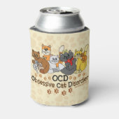 OCD obsessieve kat stoornis Blikjeskoeler (Blikje Achterkant)