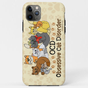 OCD obsessieve kat stoornis iPhone 11 Pro Max Hoesje