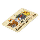 OCD obsessieve kat stoornis Magneet (Linkerzijde)