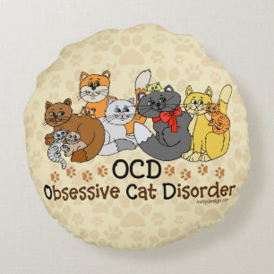 OCD obsessieve kat stoornis Rond Kussen