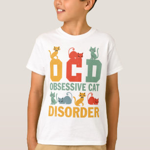OCD Obsessieve Katziekte Cute Kat T-shirt