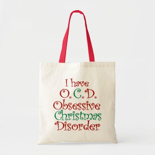 OCD - Sac fourre-tout obsédant à désordre de Noël (Devant)