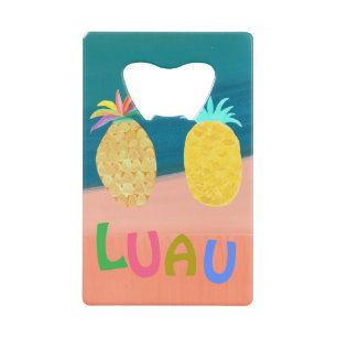 Oceaan Ananas Luau Kredietkaart Flessenopener
