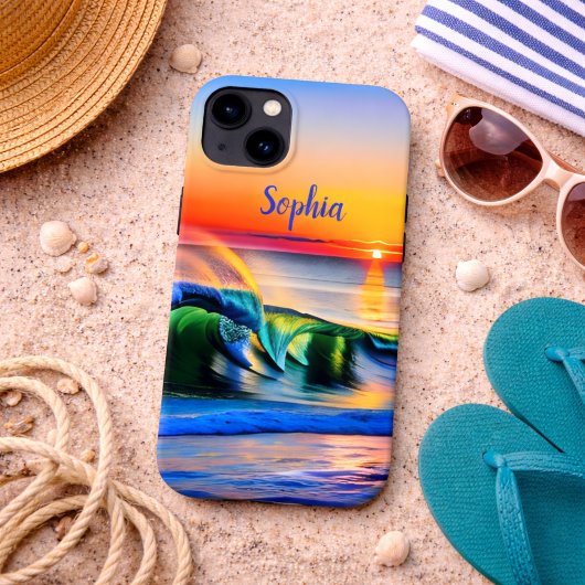 Oceaan bij Sunset Signature Case-Mate iPhone Case