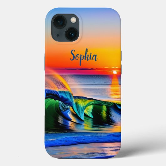 Oceaan bij Sunset Signature Case-Mate iPhone Case (Achterkant)