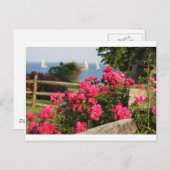 Oceaan, bloemen briefkaart (Voorkant / Achterkant)