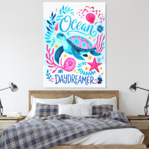 Oceaan Dagdromer Canvas Afdruk