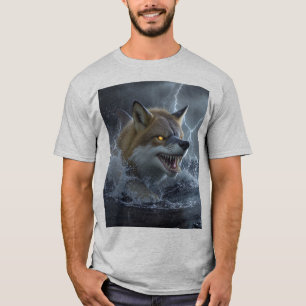 Oceaan Ember Vos Haai Mythologisch Zeedier T-shirt