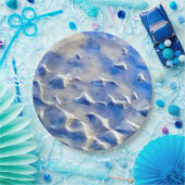 Oceaan en hemelsblauw reflecties papieren bordje (Feest)