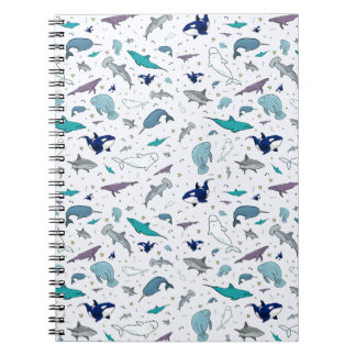 Oceaan in Blauw Notitieboek