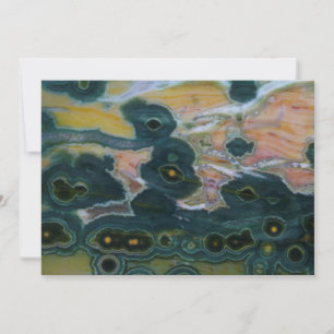 Oceaan Jasper Slab Bedankkaart