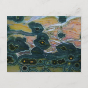 Oceaan Jasper Slab Briefkaart