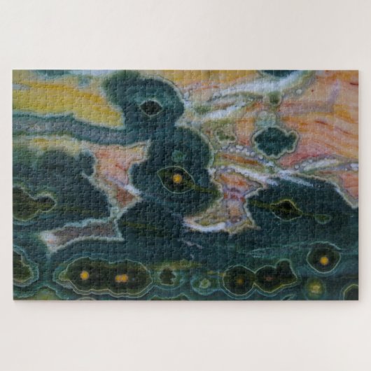 Oceaan Jasper Slab Legpuzzel (Horizontaal)