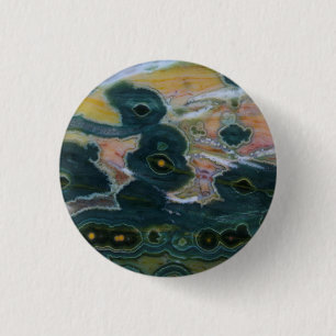 Oceaan Jasper Slab Ronde Button 3,2 Cm