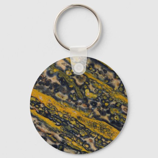 Oceaan Jasper Sleutelhanger (Voorkant)